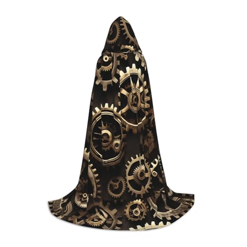 axzttupy Cooler Steampunk-Umhang mit Kapuze für Karneval, Halloween und Motto-Partys, bequemer Umhang axzttupy Cooler Steampunk-Umhang mit Kapuze für Karneval, Halloween und Motto-Partys, bequemer Umhang von axzttupy