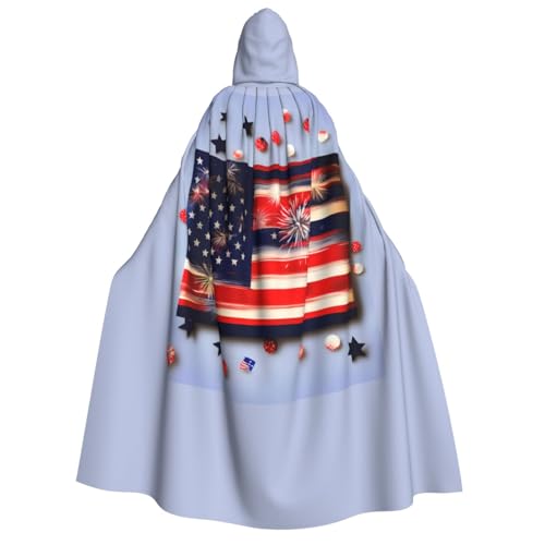 axzttupy Feuerwerk Amerikanische Flagge 4. Juli Druck Erwachsene Kapuzenumhang Halloween Weihnachten Karneval Partys Mittelalter Motto Kostüm axzttupy Feuerwerk Amerikanische Flagge 4. Juli Druck Erwachsene Kapuzenumhang Halloween Weihnachten Karneval Partys Mittelalter Motto Kostüm von axzttupy