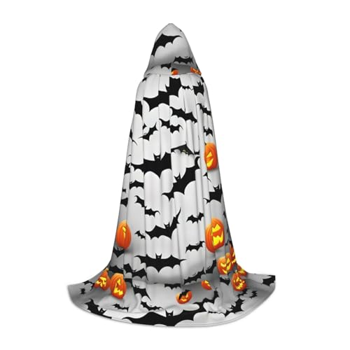 axzttupy Halloween-Umhang mit fliegenden Fledermäusen, Unisex, mit Kapuze, volle Länge, für Zauberer, Weihnachten, Karneval, Halloween, Cosplay axzttupy Halloween-Umhang mit fliegenden Fledermäusen, Unisex, mit Kapuze, volle Länge, für Zauberer, Weihnachten, Karneval, Halloween, Cosplay von axzttupy