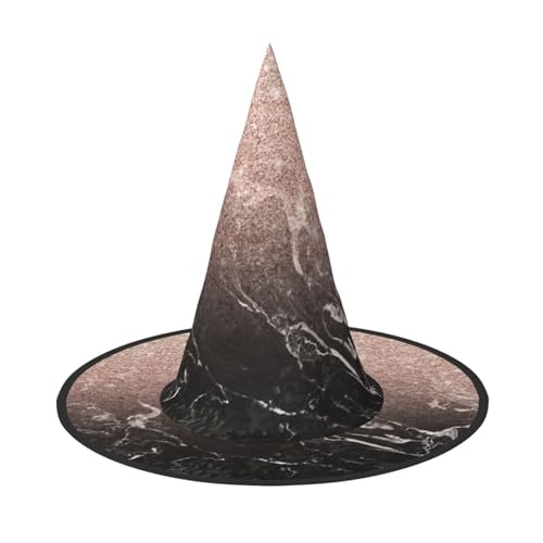 axzttupy Hexenhut mit Marmor-Farbe, rotgoldener Druck, Unisex, Karneval, Kostüm, Zubehör, Partys, Cosplay und Festlich axzttupy Hexenhut mit Marmor-Farbe, rotgoldener Druck, Unisex, Karneval, Kostüm, Zubehör, Partys, Cosplay und Festlich von axzttupy