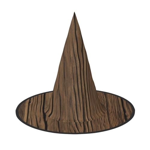 axzttupy Holzmaserung Druck Halloween Hexenhut Unisex Karneval Kostüm Zubehör Partys Cosplay und Festlich axzttupy Holzmaserung Druck Halloween Hexenhut Unisex Karneval Kostüm Zubehör Partys Cosplay und Festlich von axzttupy