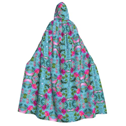 axzttupy Kapuzenumhang mit Hello-Hawaii-Aufdruck, für Halloween, Cosplay, Karneval und Maskerade-Partys, Uni, Umhang axzttupy Kapuzenumhang mit Hello-Hawaii-Aufdruck, für Halloween, Cosplay, Karneval und Maskerade-Partys, Uni, Umhang von axzttupy