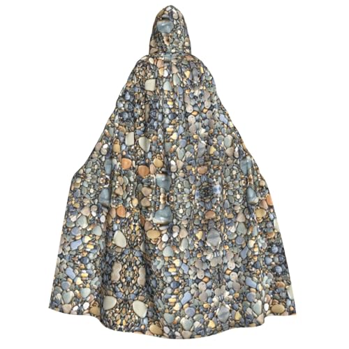 axzttupy Kapuzenumhang mit hübschem Steinaufdruck, für Halloween, Weihnachten, Karneval, Partys, Mittelalter-Kostüm axzttupy Kapuzenumhang mit hübschem Steinaufdruck, für Halloween, Weihnachten, Karneval, Partys, Mittelalter-Kostüm von axzttupy