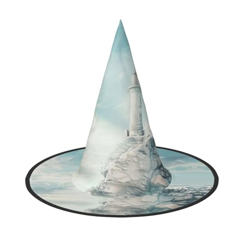 axzttupy Leuchtturm Hintergrund Druck Halloween Hexenhut Unisex Karneval Kostüm Zubehör Partys Cosplay und Festlich axzttupy Leuchtturm Hintergrund Druck Halloween Hexenhut Unisex Karneval Kostüm Zubehör Partys Cosplay und Festlich von axzttupy