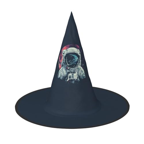 axzttupy Lunar Astronaut 1 Druck Halloween Hexenhut Unisex Karneval Kostüm Zubehör Partys Cosplay und Festlich axzttupy Lunar Astronaut 1 Druck Halloween Hexenhut Unisex Karneval Kostüm Zubehör Partys Cosplay und Festlich von axzttupy