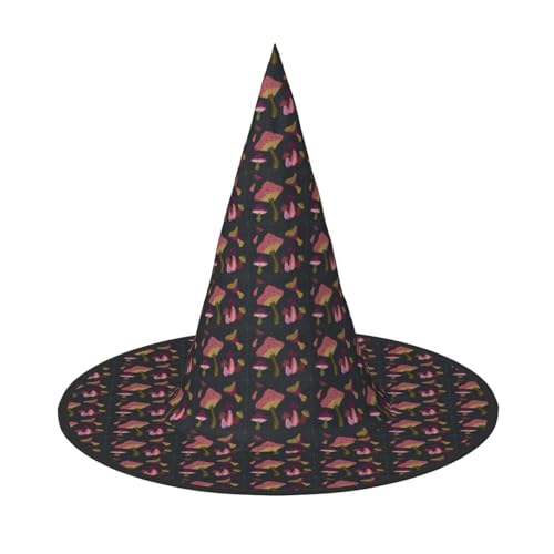 axzttupy Pilzdruck Halloween Hexenhut Unisex Karneval Kostüm Zubehör Partys Cosplay und Festlich axzttupy Pilzdruck Halloween Hexenhut Unisex Karneval Kostüm Zubehör Partys Cosplay und Festlich von axzttupy