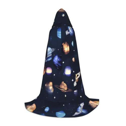 axzttupy Umhang mit Kapuze, Planeten, Sterne und Milchstraße, Galaxie-Druck, für Karneval, Halloween und Motto-Partys, bequemer Umhang axzttupy Umhang mit Kapuze, Planeten, Sterne und Milchstraße, Galaxie-Druck, für Karneval, Halloween und Motto-Partys, bequemer Umhang von axzttupy