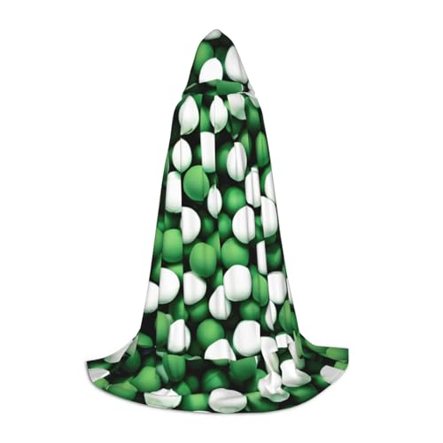 axzttupy Umhang mit Kapuze, Unisex, mit Kapuze, für Zauberer, Weihnachten, Karneval, Halloween, Cosplay von axzttupy