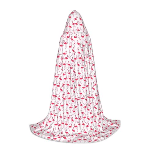 axzttupy Umhang mit Kapuze, rosa Flamingo-Muster, für Karneval, Halloween und Motto-Partys, bequemer Umhang axzttupy Umhang mit Kapuze, rosa Flamingo-Muster, für Karneval, Halloween und Motto-Partys, bequemer Umhang von axzttupy