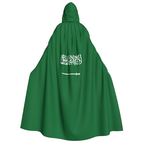 axzttupy Umhang mit Kapuze für Halloween, Cosplay, Karneval und Maskerade, Uni, Motiv: Flagge von Saudi-Arabien axzttupy Umhang mit Kapuze für Halloween, Cosplay, Karneval und Maskerade, Uni, Motiv: Flagge von Saudi-Arabien von axzttupy