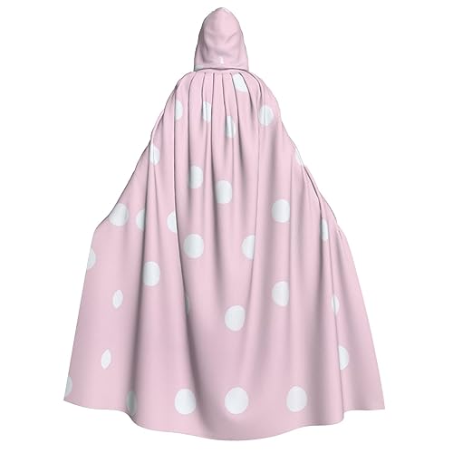 axzttupy Umhang mit Kapuze für Halloween, Cosplay, Karneval und Maskerade, Uni, Rosa von axzttupy