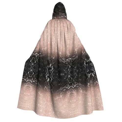 axzttupy Umhang mit Kapuze für Halloween, Cosplay, Karneval und Maskerade, Uni, Umhang mit Roségold von axzttupy