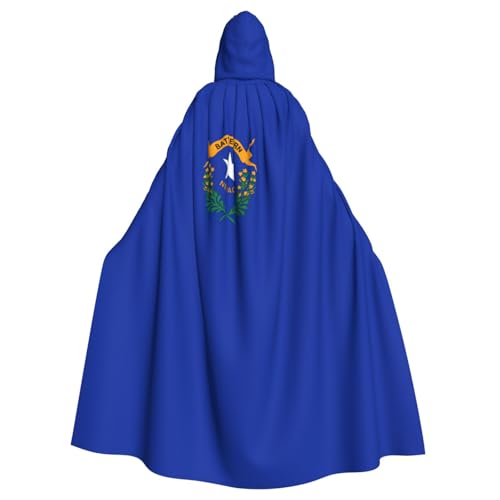 axzttupy Umhang mit Kapuze und Nationalflagge, Unisex, Halloween-Kapuzenumhang, volle Länge, für mittelalterliche Renaissance-Cosplay-Kostüme von axzttupy