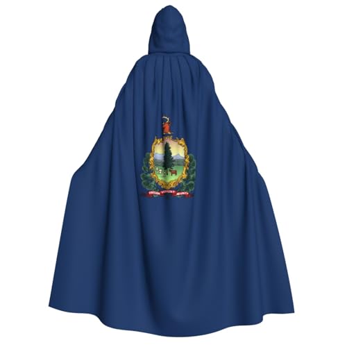 axzttupy Umhang mit Kapuze von Vermont mit Staatsflagge, für Halloween, Cosplay, Karneval und Maskerade-Partys, Uni, Umhang axzttupy Umhang mit Kapuze von Vermont mit Staatsflagge, für Halloween, Cosplay, Karneval und Maskerade-Partys, Uni, Umhang von axzttupy