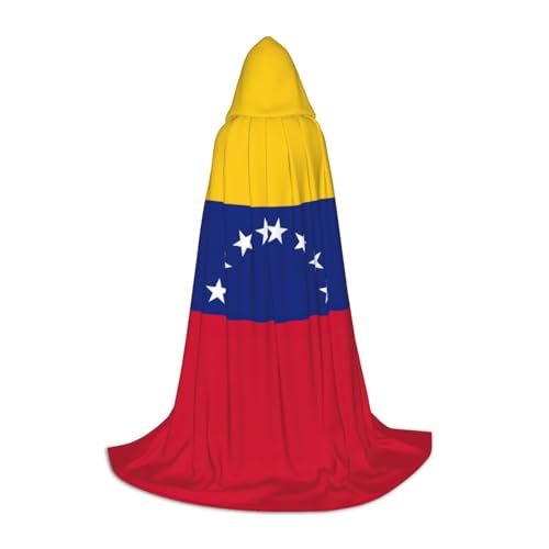 axzttupy Umhang mit der Flagge von Venezuela, mit Kapuze, für Karneval, Halloween und Motto-Partys, bequemer Umhang axzttupy Umhang mit der Flagge von Venezuela, mit Kapuze, für Karneval, Halloween und Motto-Partys, bequemer Umhang von axzttupy