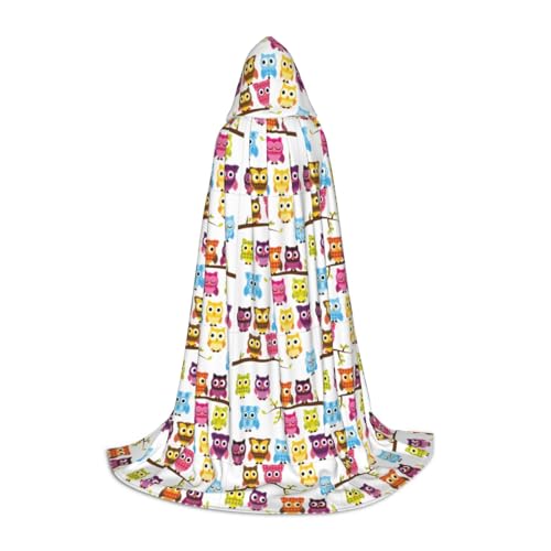 axzttupy Unisex Kapuzenumhang mit Eulen auf Baumzweigen, für Zauberer, Weihnachten, Karneval, Halloween, Cosplay axzttupy Unisex Kapuzenumhang mit Eulen auf Baumzweigen, für Zauberer, Weihnachten, Karneval, Halloween, Cosplay von axzttupy