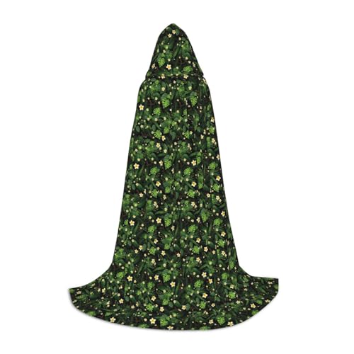 axzttupy Unisex Kapuzenumhang mit Hawaii-Druck, für Zauberer, Weihnachten, Karneval, Halloween, Cosplay von axzttupy