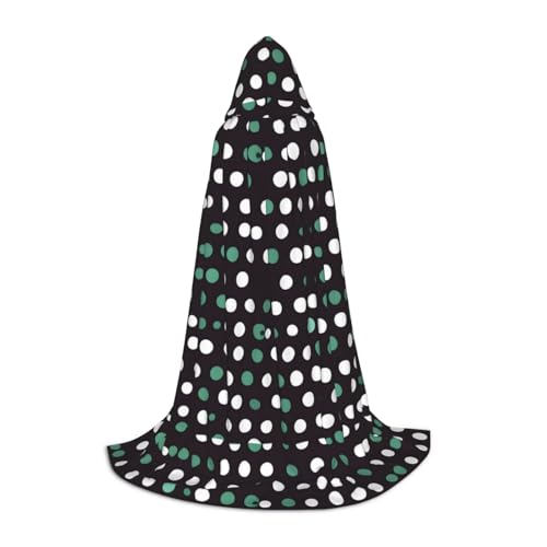 axzttupy Unisex Kapuzenumhang mit süßem Punktemuster, für Zauberer, Weihnachten, Karneval, Halloween, Cosplay axzttupy Unisex Kapuzenumhang mit süßem Punktemuster, für Zauberer, Weihnachten, Karneval, Halloween, Cosplay von axzttupy