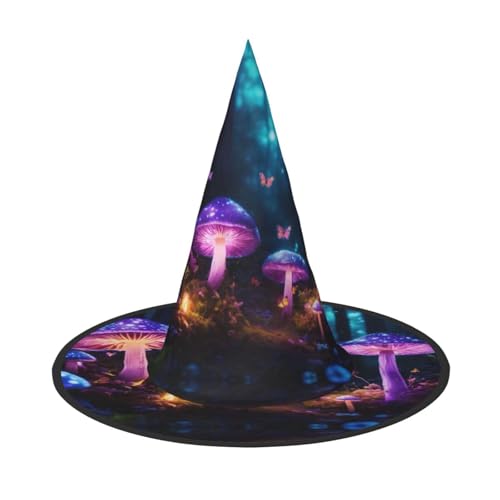 axzttupy Zauberpilz 3 Druck Halloween Hexenhut Unisex Karneval Kostüm Zubehör Partys Cosplay und Festlich axzttupy Zauberpilz 3 Druck Halloween Hexenhut Unisex Karneval Kostüm Zubehör Partys Cosplay und Festlich von axzttupy
