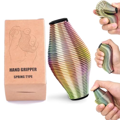 Frühlingsspielzeug Rainbow Metall Feder, Fidget Toys Metall & Anti Stress Spielzeug Erwachsene, Stressabbau Spielzeug, Fidget, Antistress Spielzeug für Erwachsene, Handtrainer & Stressball-Ersatz Frühlingsspielzeug Rainbow Metall Feder, Fidget Toys Metall & Anti Stress Spielzeug Erwachsene, Stressabbau Spielzeug, Fidget, Antistress Spielzeug für Erwachsene, Handtrainer & Stressball-Ersatz von azttior