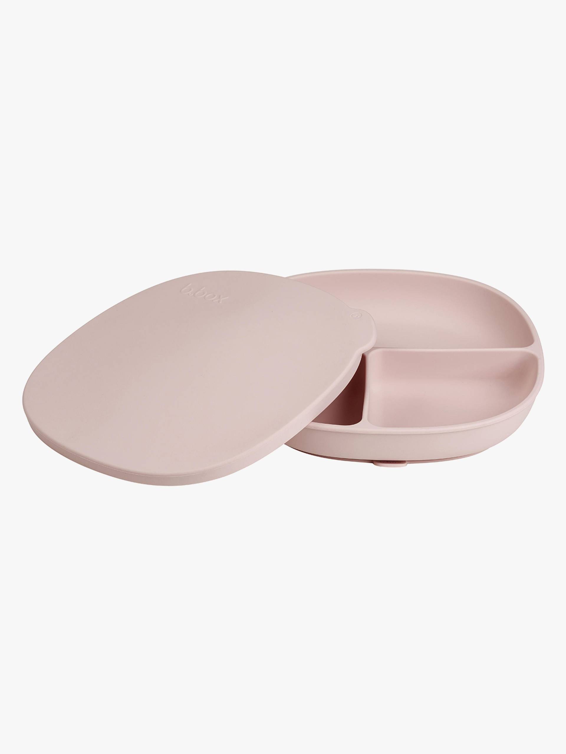 b.box Teller mit Deckel Silikon, Blush von b.box