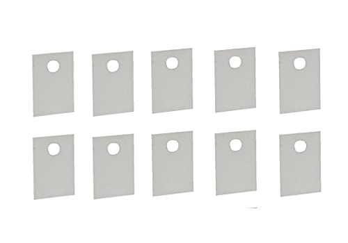 Silikon Wärmeleitplatte Isolierplatte für Kühlkörper TO220 10 Stück (0040) von B2Q
