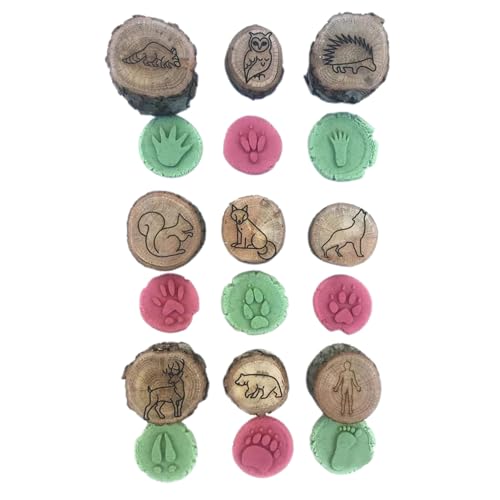 Tierfährten Stempel, Stempelset Für Kleinkinder Mit Tierspuren, Holzstempel Bastelsets Mit Fußabdrücken, Holz Bastelsets Pädagogisches Spielzeug, Scrapbook Zubehör Vorschule Lernaktivitäten Tierfährten Stempel, Stempelset Für Kleinkinder Mit Tierspuren, Holzstempel Bastelsets Mit Fußabdrücken, Holz Bastelsets Pädagogisches Spielzeug, Scrapbook Zubehör Vorschule Lernaktivitäten von baabeash