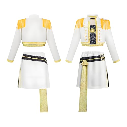 baabeash Cosplay Kostüm Für Kinder, Demon-Hunting Costumes For Kids, Idol Weiß Performance Anzug Halloween Karneval Party Dress Up, Bequem Passform Mädchen Bühnenauftritte Outfit-Set baabeash Cosplay Kostüm Für Kinder, Demon-Hunting Costumes For Kids, Idol Weiß Performance Anzug Halloween Karneval Party Dress Up, Bequem Passform Mädchen Bühnenauftritte Outfit-Set von baabeash