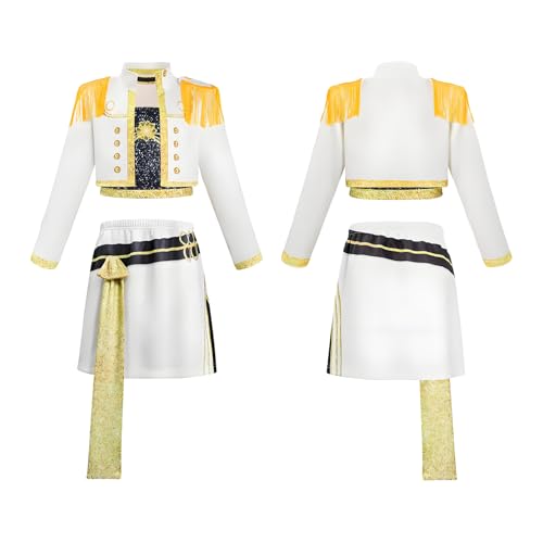 baabeash Cosplay Kostüm Für Kinder, Demon-Hunting Costumes For Kids, Idol Weiß Performance Anzug Halloween Karneval Party Dress Up, Bequem Passform Mädchen Bühnenauftritte Outfit-Set baabeash Cosplay Kostüm Für Kinder, Demon-Hunting Costumes For Kids, Idol Weiß Performance Anzug Halloween Karneval Party Dress Up, Bequem Passform Mädchen Bühnenauftritte Outfit-Set von baabeash