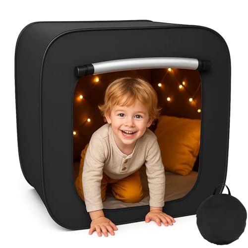 babikeen Sensorisches Zelt, Pop Up Höhle Kinder für Kinder zum Spielen und Entspannen, Hilft bei Angstzuständen und verbessert die Konzentration für Zuhause oder Schul von babikeen