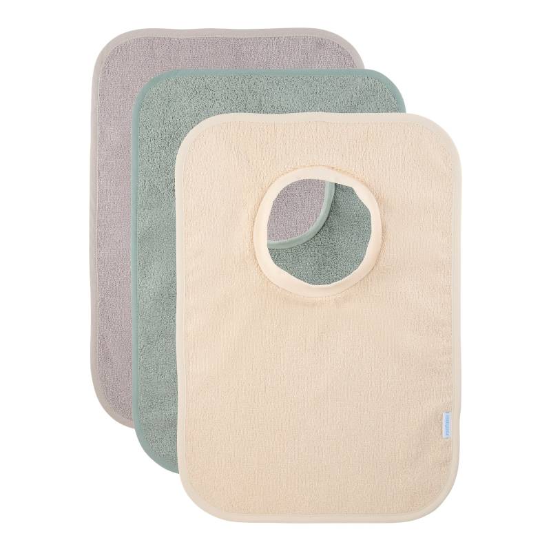 Baby-Walz Basics 3er-Pack Schlupflätzchen von baby-walz