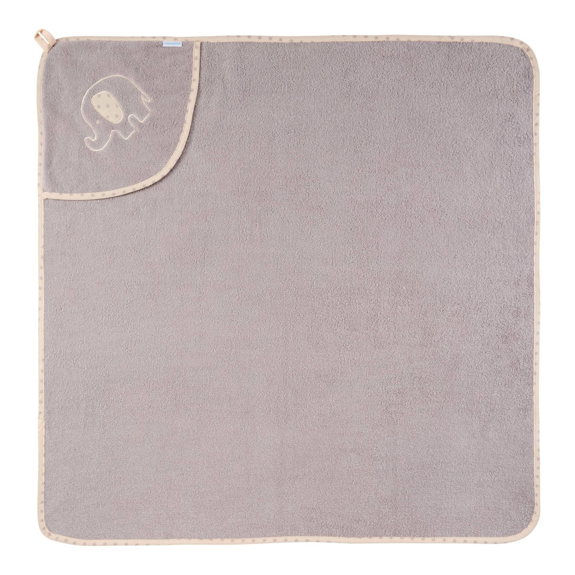 Baby-Walz Basics Kapuzenbadetuch 80x80 cm grau Baby-Walz Basics Kapuzenbadetuch 80x80 cm grau von baby-walz