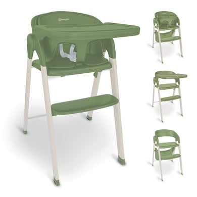 babyGO Hochstuhl Levels Khaki von babyGO