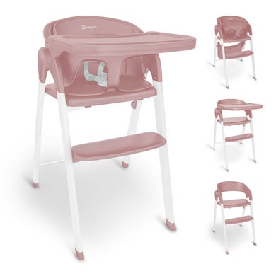 babyGO Hochstuhl Levels rose von babyGO