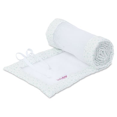 babybay® Nestchen Mesh passend für Modell Boxspring XXL weiß Glitzersterne mint von babybay