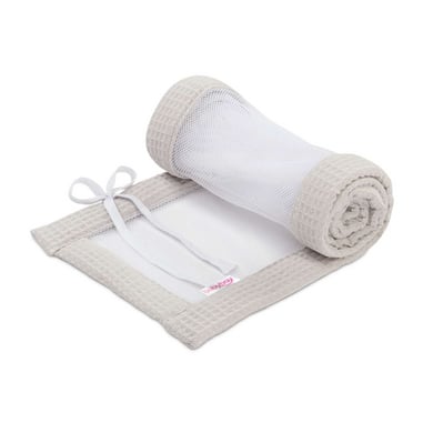 babybay Nestchen Mesh-Waffelpiqué passend für Modell Original weißgrau babybay Nestchen Mesh-Waffelpiqué passend für Modell Original weißgrau von babybay