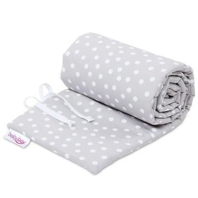babybay Nestchen Piqué passend für Modell Boxspring XXL, perlgrau Punkte weiß babybay Nestchen Piqué passend für Modell Boxspring XXL, perlgrau Punkte weiß von babybay