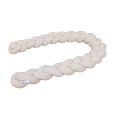 babybay Nestchenschlange Jersey geflochten 280 cm passend für Kinderbetten creme babybay Nestchenschlange Jersey geflochten 280 cm passend für Kinderbetten creme von babybay