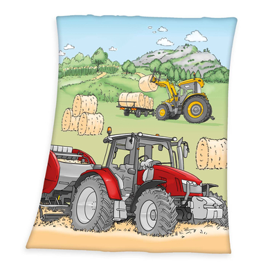 babybest® Fleecedecke Traktor 130 x 160 cm von babybest®