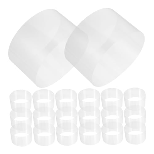 Balacoo 100 Blatt Transparente Selbstklebende Tortenrandfolie Mousse Cake Collar für Kuchen Dekoration und Stabilisierung für Schokoladen und Gebäckränder von balacoo
