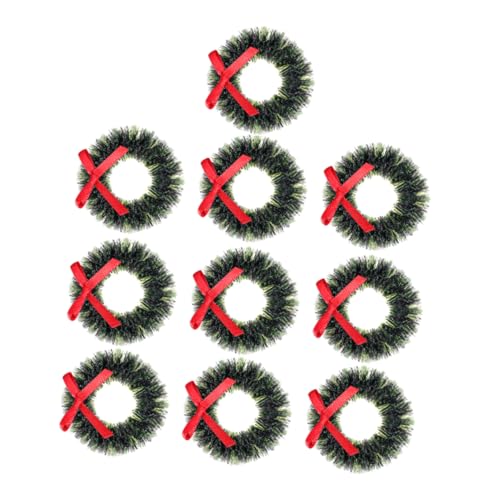 Balacoo 12 Stück Teiliges Mini Puppenhaus Weihnachtskränze Handgefertigte Mini Deko Kompakt und Tragbar Festliche Kränze für Puppenhaus Weihnachtsdeko Detailreiche Miniatur Balacoo 12 Stück Teiliges Mini Puppenhaus Weihnachtskränze Handgefertigte Mini Deko Kompakt und Tragbar Festliche Kränze für Puppenhaus Weihnachtsdeko Detailreiche Miniatur von balacoo