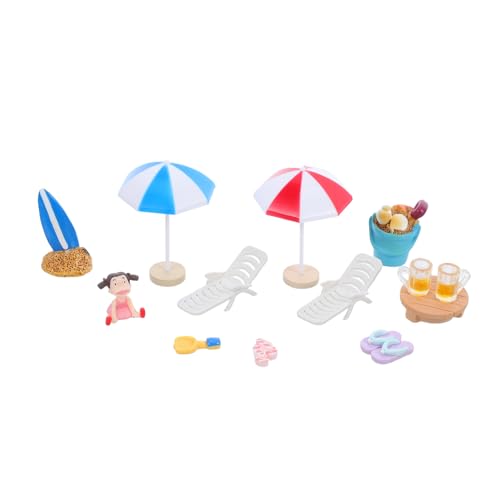 Balacoo 13 Stück Teiliges Mini Stranddekor aus Resin und Kunststoff Miniatur Deko für Puppenhaus Garten Sandkasten DIY Themen Vielseitige Strandspielzeug und Dekorationsideen Balacoo 13 Stück Teiliges Mini Stranddekor aus Resin und Kunststoff Miniatur Deko für Puppenhaus Garten Sandkasten DIY Themen Vielseitige Strandspielzeug und Dekorationsideen von balacoo