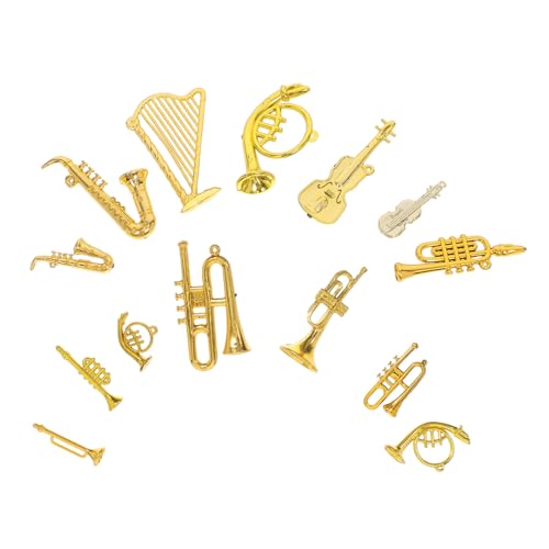 Balacoo 14 Stück Teiliges Mini Musikinstrument Modell Set aus Acryl Detailreiche Weihnachtsbaum Anhänger für DIY Bastelprojekte Festliche Christbaumschmuck Dekoration für Weihnachtsdeko Balacoo 14 Stück Teiliges Mini Musikinstrument Modell Set aus Acryl Detailreiche Weihnachtsbaum Anhänger für DIY Bastelprojekte Festliche Christbaumschmuck Dekoration für Weihnachtsdeko von balacoo