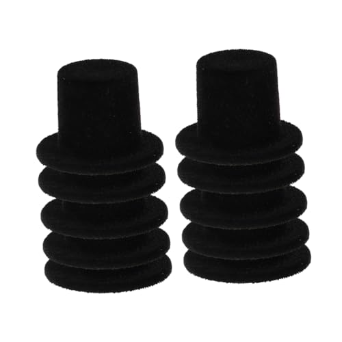 Balacoo 15 Stück Teiliges Mini Puppenhüte Schwarz Pflanzvlies Kleine Hüte DIY Bastel Accessoires für Puppendekoration Weihnachts und Halloween Deko Balacoo 15 Stück Teiliges Mini Puppenhüte Schwarz Pflanzvlies Kleine Hüte DIY Bastel Accessoires für Puppendekoration Weihnachts und Halloween Deko von balacoo