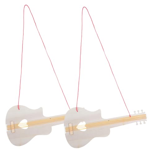 Balacoo 2 Stück DIY Holzgitarren zum Bemalen Bastelset Unfertige Holzgitarren für Jungen und Mädchen Kreatives Malspielzeug Holzmodell Balacoo 2 Stück DIY Holzgitarren zum Bemalen Bastelset Unfertige Holzgitarren für Jungen und Mädchen Kreatives Malspielzeug Holzmodell von balacoo