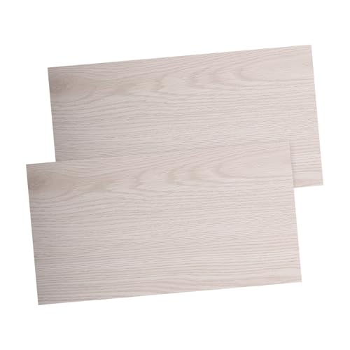 Balacoo 2 Stück Teiliges Puppenhaus Bodenplatten PVC Imitation Holzmaserung Realistische Miniatur Fußböden DIY Zubehör für Puppenhäuser und Foto Szenerien von balacoo