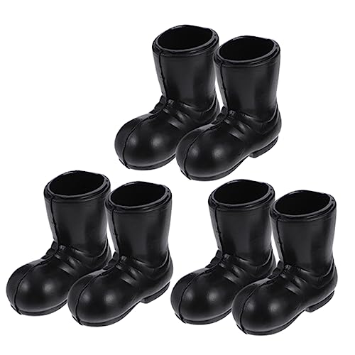 Balacoo 3 Paare Miniatur Weihnachtsdeko Stiefel aus Robustem Kunststoff Detailgetreue Mini Santa Boots für Puppenhaus DIY und Festliche Tischdekoration Balacoo 3 Paare Miniatur Weihnachtsdeko Stiefel aus Robustem Kunststoff Detailgetreue Mini Santa Boots für Puppenhaus DIY und Festliche Tischdekoration von balacoo