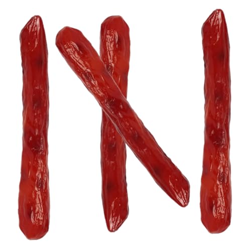 Balacoo 4 Stück Realistische Teilig Sausage mit Lebensechten für Kinderküche Detailgetreue Fake Hot Dogs für Fotorequisiten und Kreative Küchendekoration Balacoo 4 Stück Realistische Teilig Sausage mit Lebensechten für Kinderküche Detailgetreue Fake Hot Dogs für Fotorequisiten und Kreative Küchendekoration von balacoo