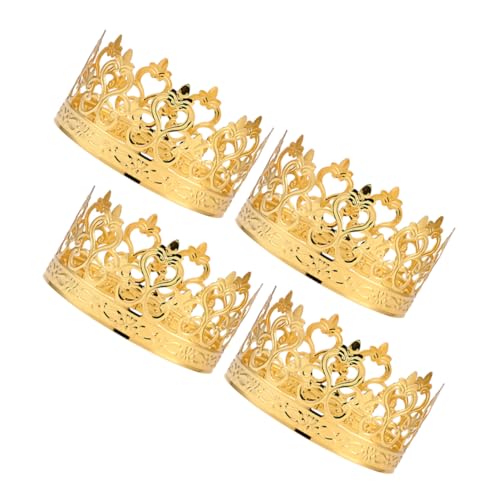 Balacoo 4 Stück Teiliges Mini Goldene Krone Cake Dekoration Handgemachte Blütenkrone Tortenaufsatz Stilvolle Geburtstag Party Tortendeko für Hochzeit und Festliche Anlässe Balacoo 4 Stück Teiliges Mini Goldene Krone Cake Dekoration Handgemachte Blütenkrone Tortenaufsatz Stilvolle Geburtstag Party Tortendeko für Hochzeit und Festliche Anlässe von balacoo
