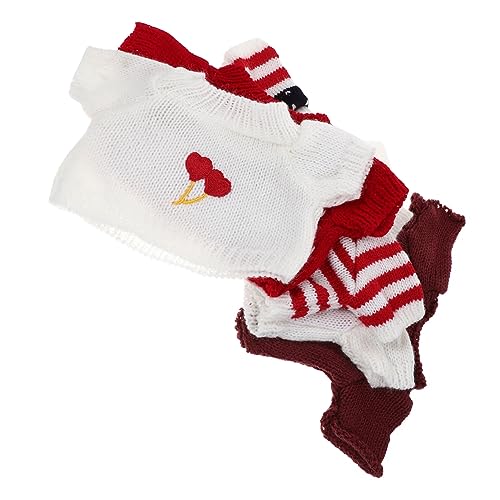 Balacoo 5 Stück Teiliges Ersetzbare Puppenbekleidung Handgefertigte Weiche Sweatshirt Outfits mit Nationalflaggen und Herzdesigns Geeignet als Puppendekoration Balacoo 5 Stück Teiliges Ersetzbare Puppenbekleidung Handgefertigte Weiche Sweatshirt Outfits mit Nationalflaggen und Herzdesigns Geeignet als Puppendekoration von balacoo